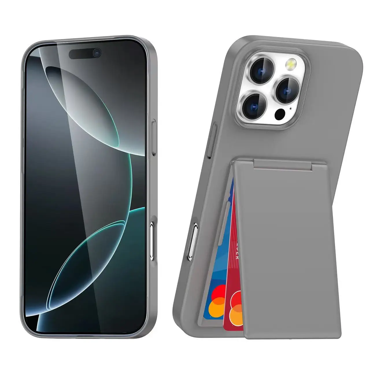 Luxury Foldable Mobile Phone Case with Card Slot and Stand Feature