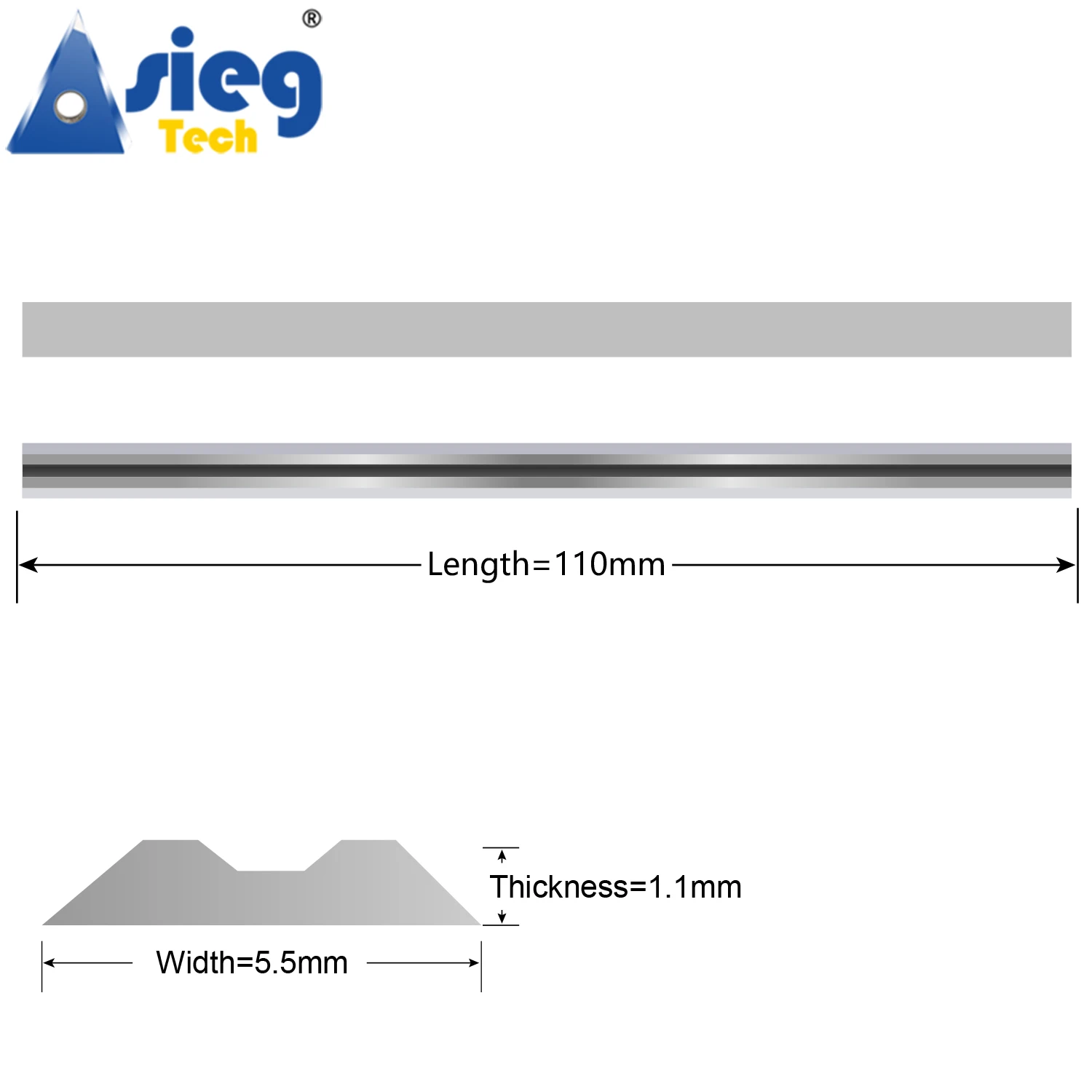 woodworking planer blades 110mm Planer Blades Jointer Knives HSS for Makita 1911B 1912B 1002BA Enkor Interskol Woodworking Planer 2 pcs