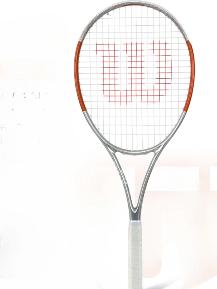 Shock-absorbing and Comfortable Tennis Racket, Lightweight and Durable Tennis Ball, Beginner Advanced Carbon Fiber Racket