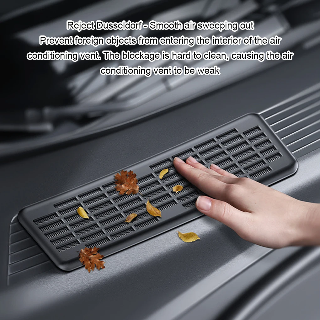 Insect-proof Net Invisible Protective Cover for Tesla Refreshed Model 3 Air Conditioning intake for Protection Cover Clean Tools