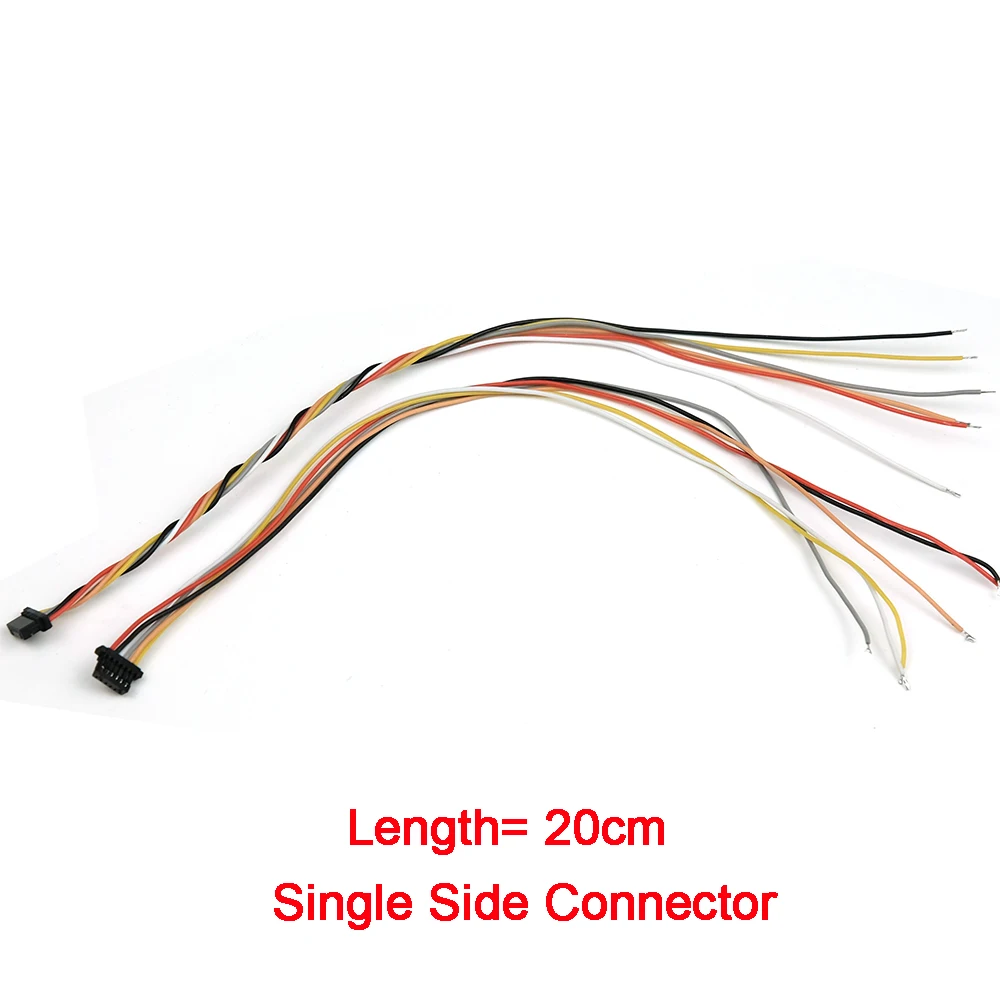 2pcs For DJI O3 Air Unit Flight Controller Direct Plug 6P Connecting Cable 10cm/15cm/20cm Silicone Wire For F4 F7 FC FPV Drones 5