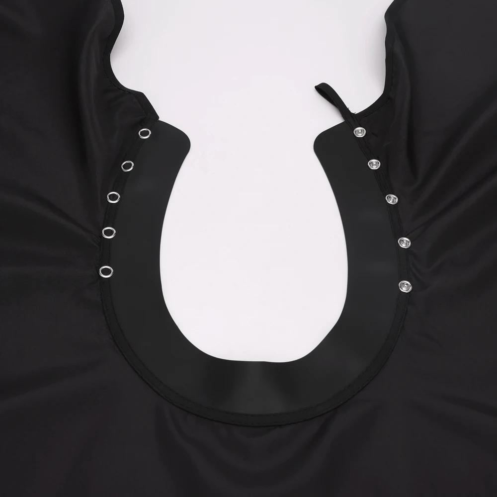 Silicone Neckline Haircut Cloth Hidden Buckle Hairdresser Gown Waterproof Hairdressing Apron Barbershop Supplies