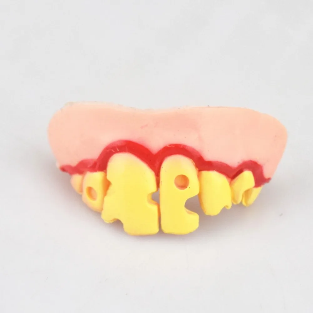 Denture Gags Funny Dentures 10 Style Shocker Ugly Teeth Funny Trick Toy Ugly Fake Teeth Novelty Gadgets