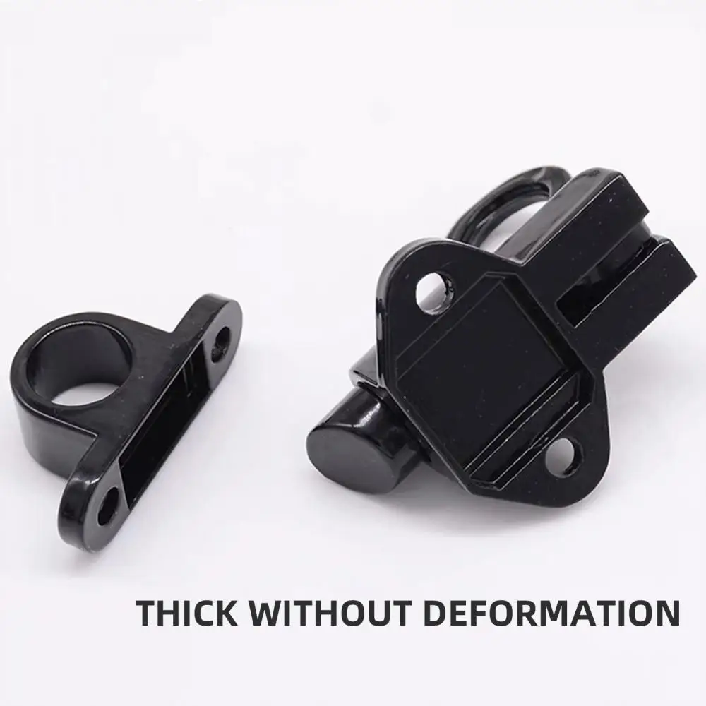 Description Picture 4 of itemAluminum Alloy Window Gate Security Pull Ring Spring Bounce Door Bolt Automatic Lock Black Grey Window Black/Gray/white