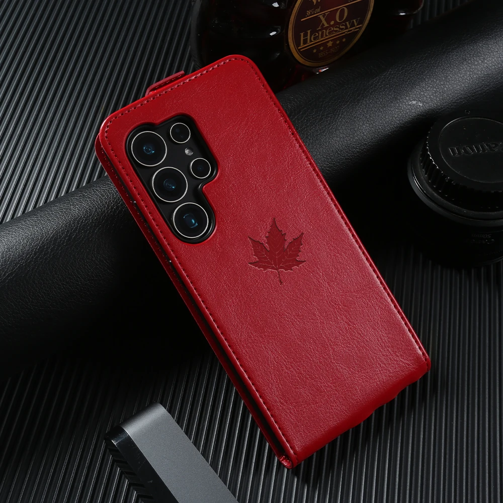 Premium Shockproof Leather Case with Front and Back Protection