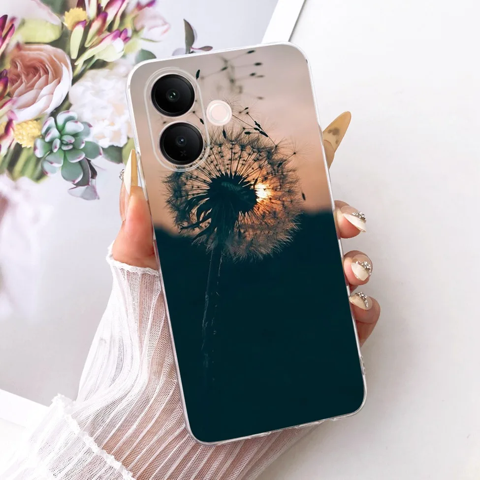 Clear Luxury Cute Cat & Butterfly Painted Case