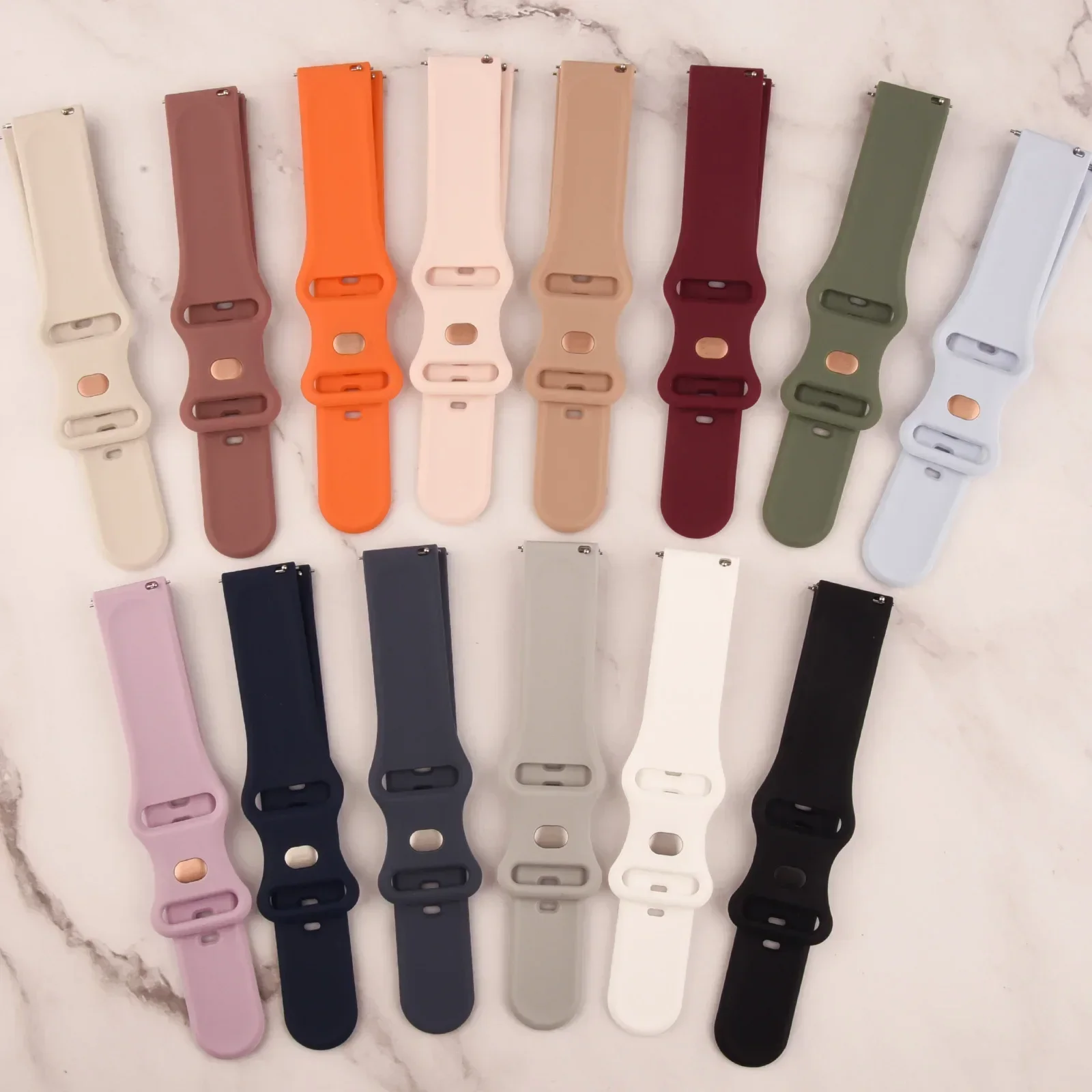 Stylish 20mm Universal Smartwatch Strap Bracelet