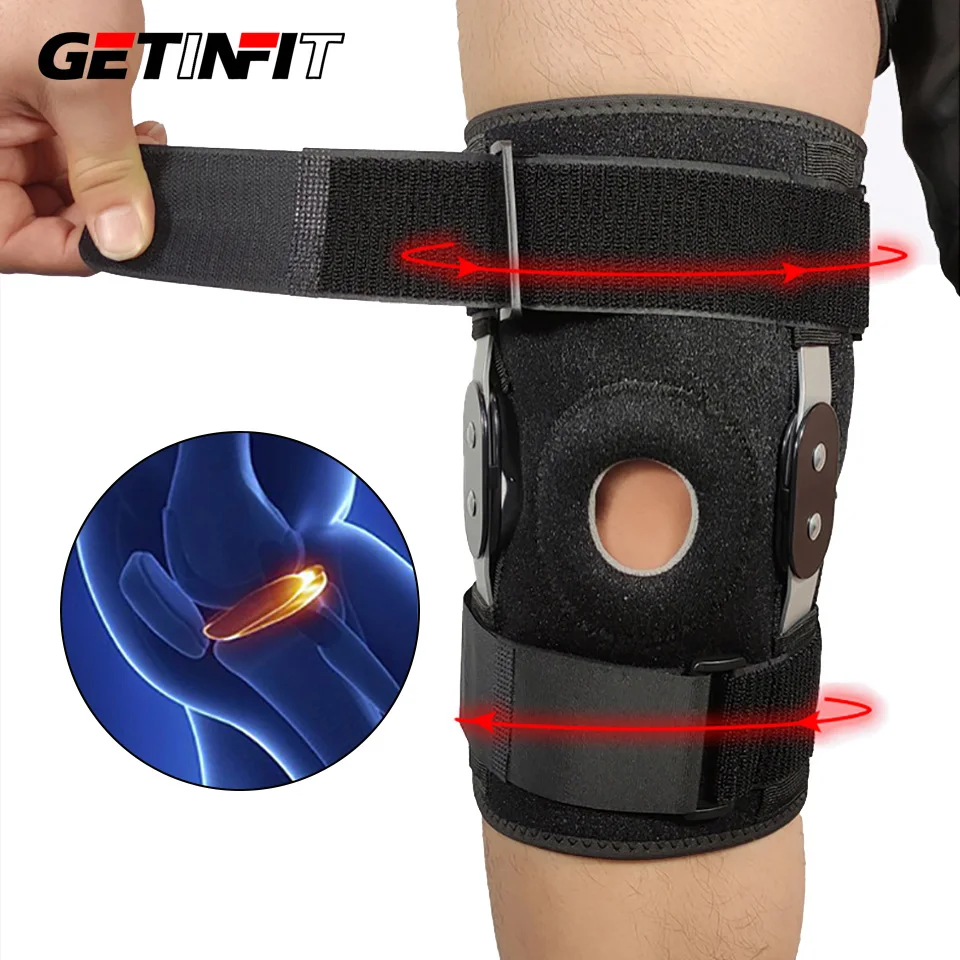 Rodillera ortopédica para aliviar el dolor articular, Protector de rótula,  ligamento de menisco, rodillera deportiva ajustable, 1 piezas