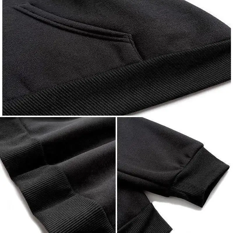 2024 Custom Text Hoodie Men Fashion Sweatshirt Cool casual Harajuku Street wear pullover hooded streetwear 6