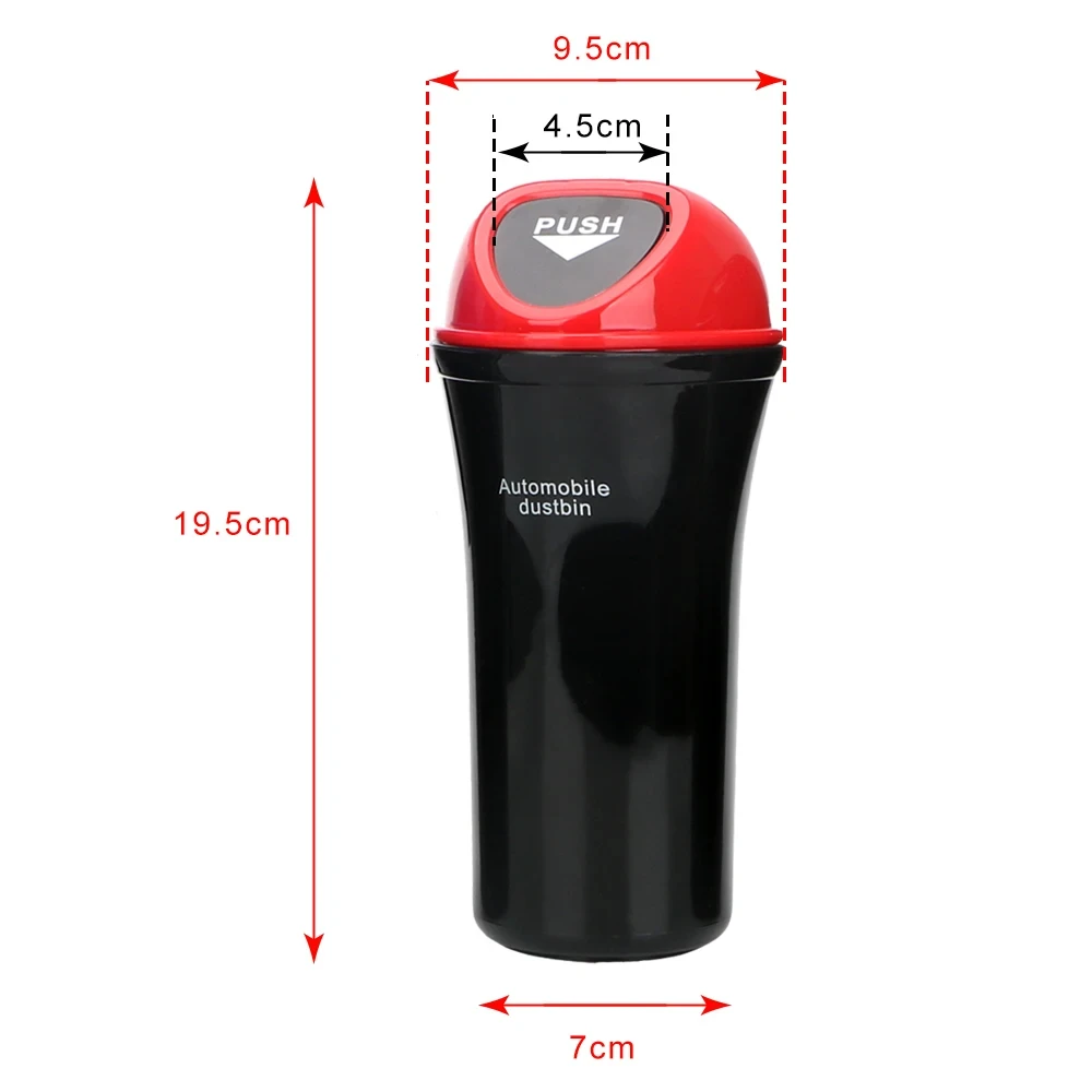 Car Trash Can Car Trash Bag Universal Car Trash Can Door Seat Back Visor Trash Bin Auto Organizer Storage Box Color Garbage Dust Case Ashtray Car-styling