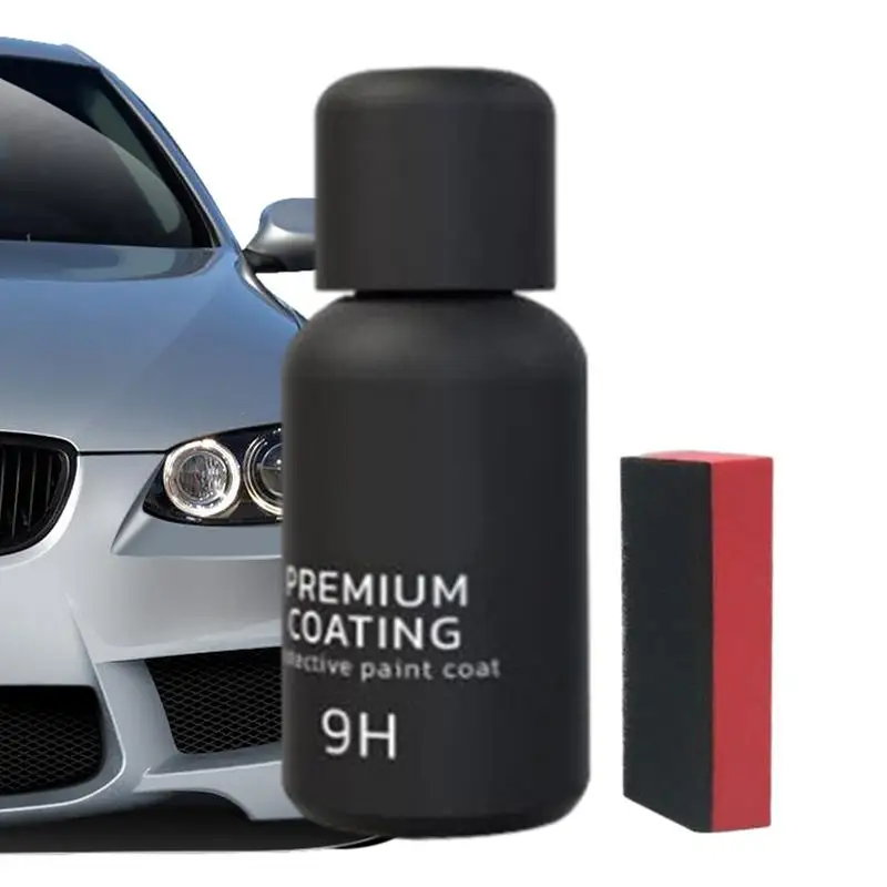 цена 30ml Protective Car Paint Ceramic Agent with Sponge Auto Detailing 9H Ceramic Coating Automobile Accessory for Paint Protection