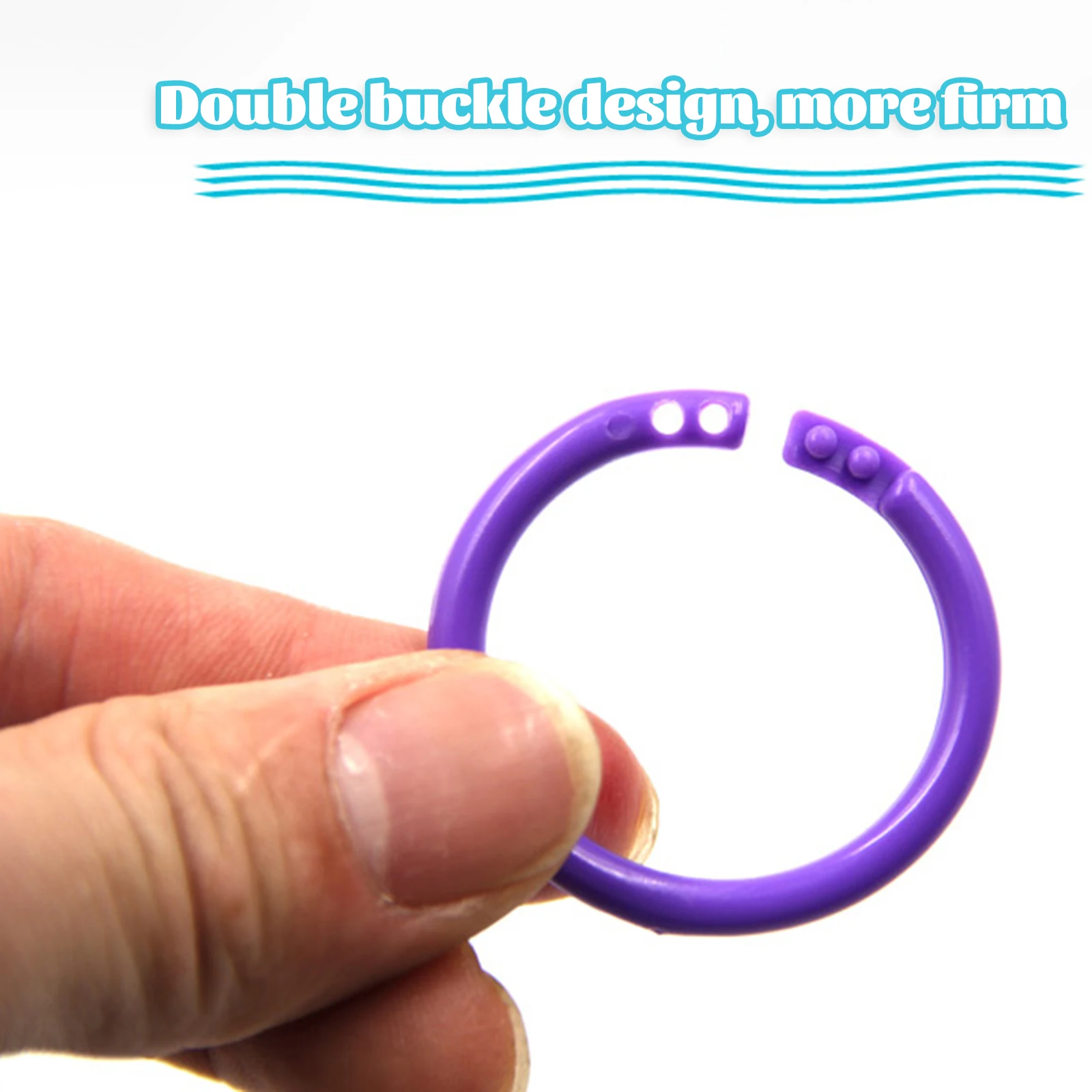 Loose Leaf Binder Rings 50pcs for Office Binding Supplies,plastic binding rings,loose leaf binding coil,book binding supplies,plastic binding coil