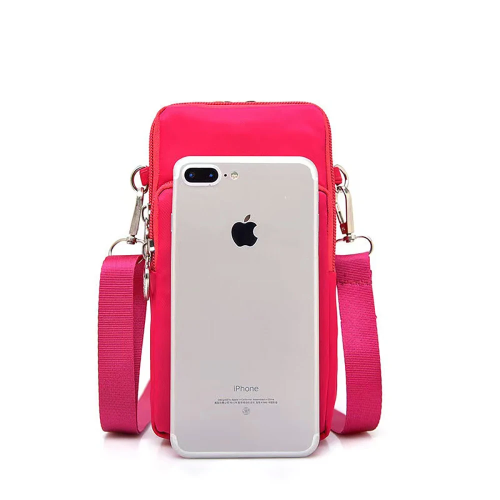 Bolsa de teléfono Universal personalizada con nombre, bolso de hombro para IPhone 13, 12 Pro Max, Xiaomi, Huawei, Samsung, bolso de muñeca