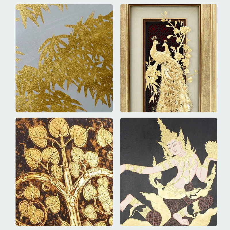100ml Gilding concentrated Glue Gold Leaf Foil Painting Glue Gold Foil Sheets Craft Paper Home Decoration Gilding Adhesive