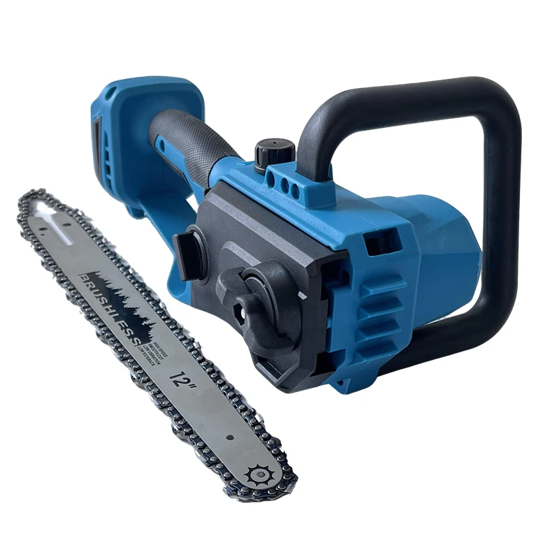 12 Inch with Auto Oiler Cordless Brushless Chainsaw  Electric Saw for Tree Cutti