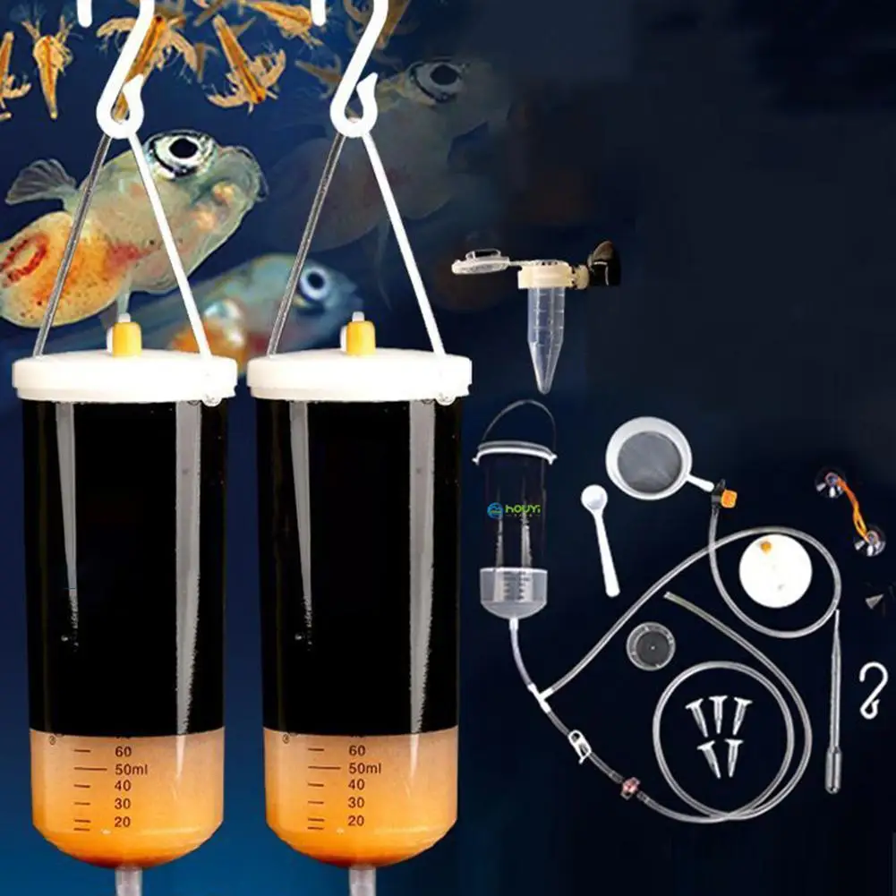 Aquarium Brine Shrimp Incubator Baby Fish Feed Fairy Egg Artemia Alive Hatch Tools Fish Tank Equipment Kits Bucket Hatch Tool