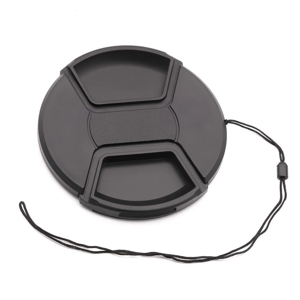 Description Picture 2 of itemCenter Pinch Lens Cap 95mm / 105mm Universal Plastic with anti-lose rope For Iconic Brand Iconic Brand Nikon Pentax Olympus Panasonic Fujifilm
