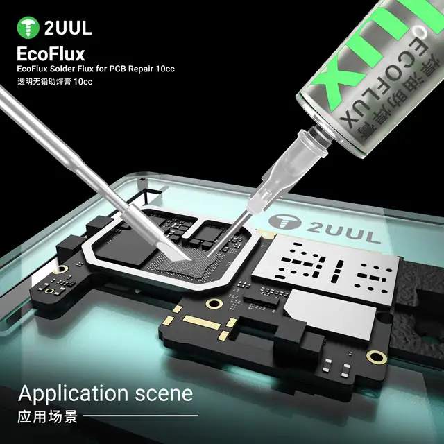فلاكس حقنة 2UUL SC11 EcoFlux (10cc) – سائل دقيق لتركيب المعالجات والآيسيهات 3