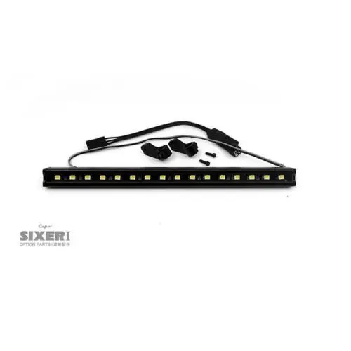 

LED Bar Light Spare Parts For 1/6 SIXER1 RC Car Samurai Crawler Vehicle Metal CAPO Upper Deck TH16505