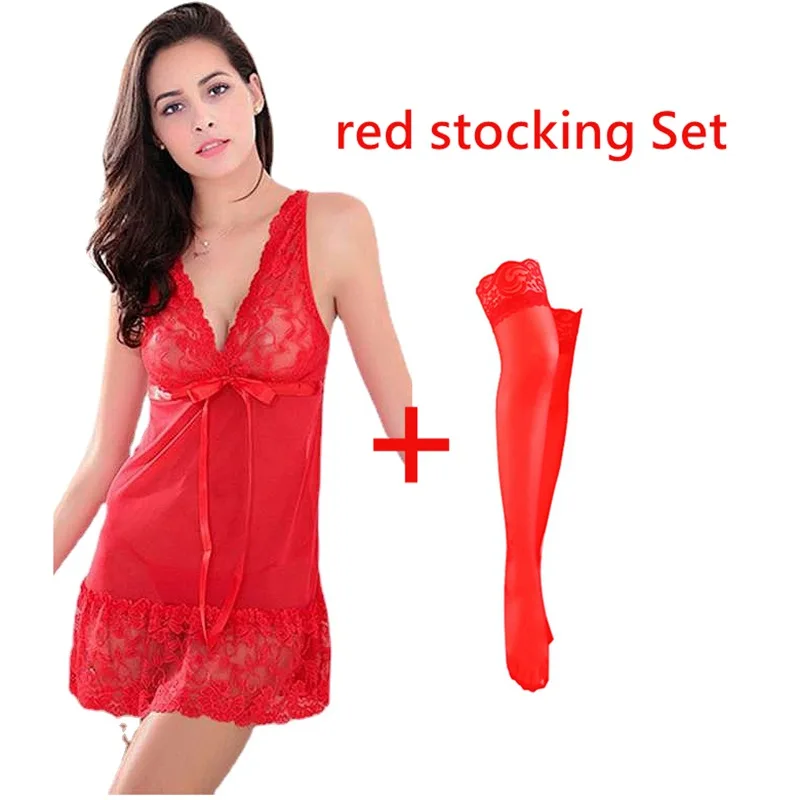 Women Nightgowns Lace Nightgown Women Sleepwear Pyjamas Summer Negligee Nightwear Sexy Erotic Lingerie Bathrobe Female Nightdress Home Clothes