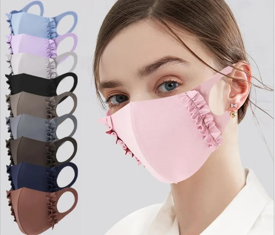 Mask Anti-Dust Cotton Mouth Face Mask Anti-fog Stereo 3D Mask Respirator Men Women Mascarillas Mascaras with Ear Edge