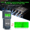 Noyafa Network Cable Tester NF-8108M Cable Tracker with 8 Remote Measure Length Tester Network Tools Cable Fault Finder for RJ45 4