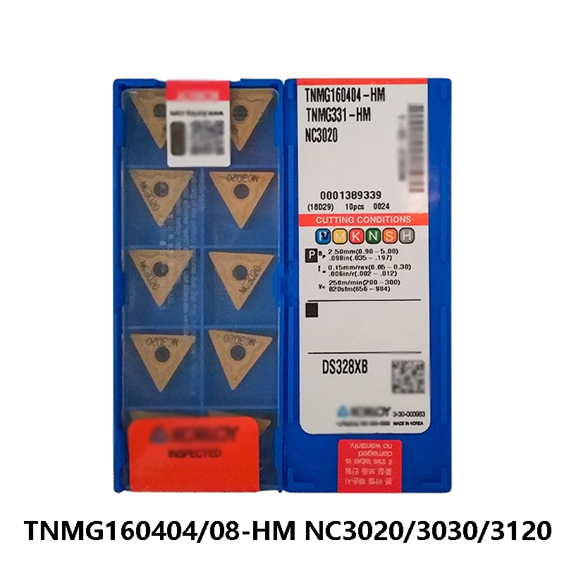 

Original TNMG160404-HM TNMG160408-HM NC3020 NC3030 NC3120 Lathe Cutter Carbide Inserts CNC TNMG TNMG160408HM Turning Tool BEYOND