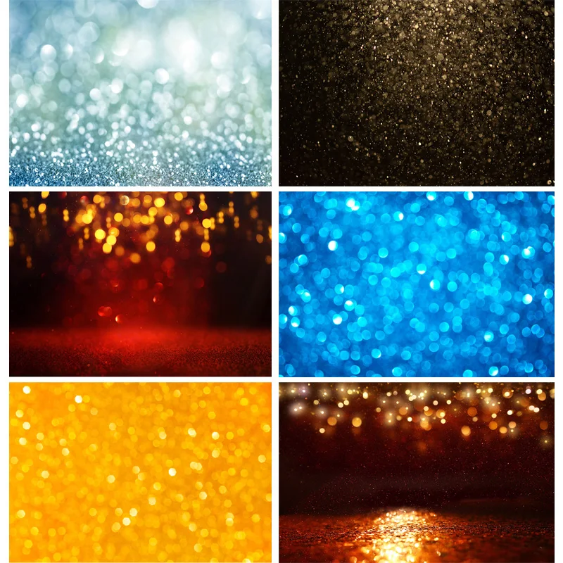 

SHENGYONGBAO Vinyl Bokeh Photography Backdrops Glitter Facula Light Spot Photo Background Studio Photocalls Props TTU-42