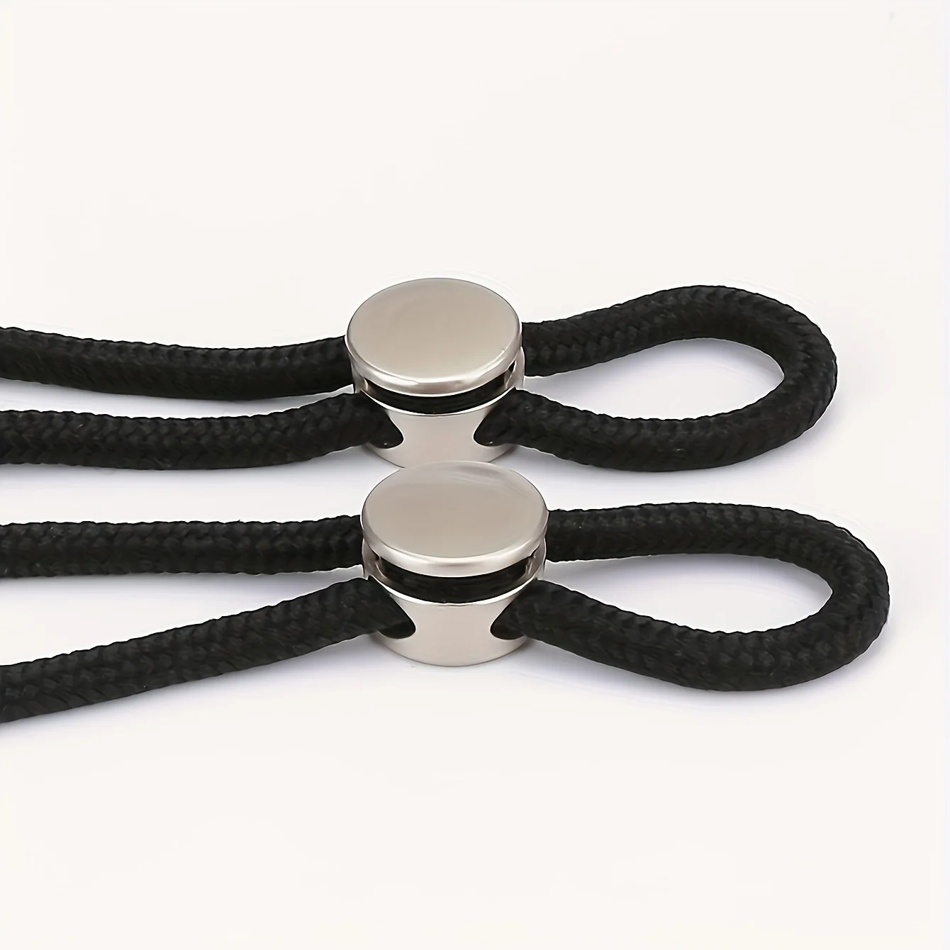 4-Pack No-Tie Shoelace Locks - Aluminum Alloy Spring Clips, Easy-to-Install Lazy Shoe Clips Suitable for Sports and Casual Shoes