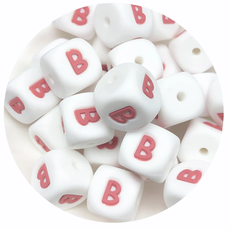 Teething Toys Baby Teething Toys Silicone Teething Toys Silicone Beads Silicone Letters Beads Silicone Teething Beads Silicone Teether 10Pcs Baby Silicone Letters Beads 12mm Pacifier Letters Alphabet Beads Chew Teething Teethers Nursing Gifts BPA Free