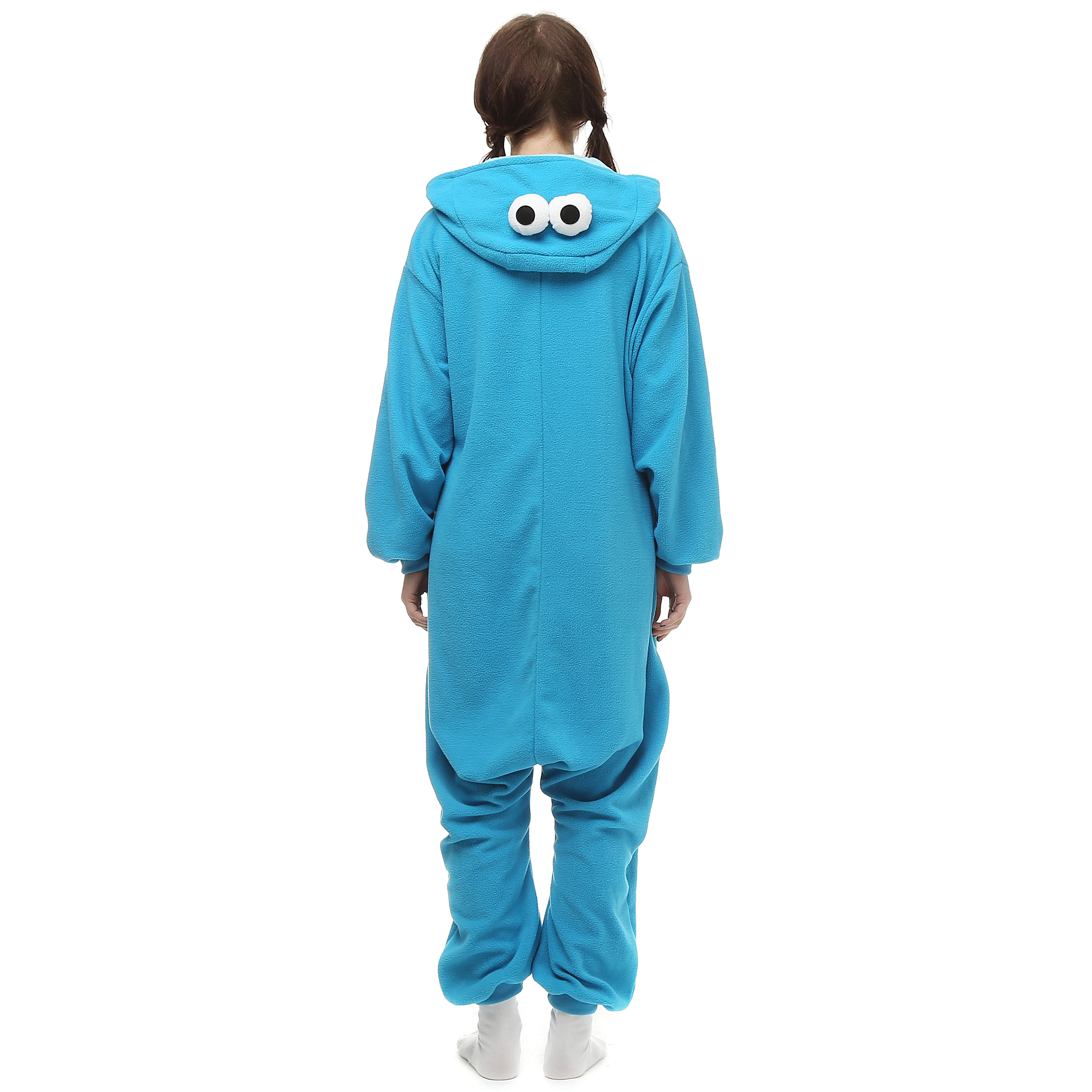 Adults Animal Cookie Bear Mike Stitch Kigurumi Onesies Pajamas Cosplay Costume Halloween Christmas Sleepwear Birthday Gifts