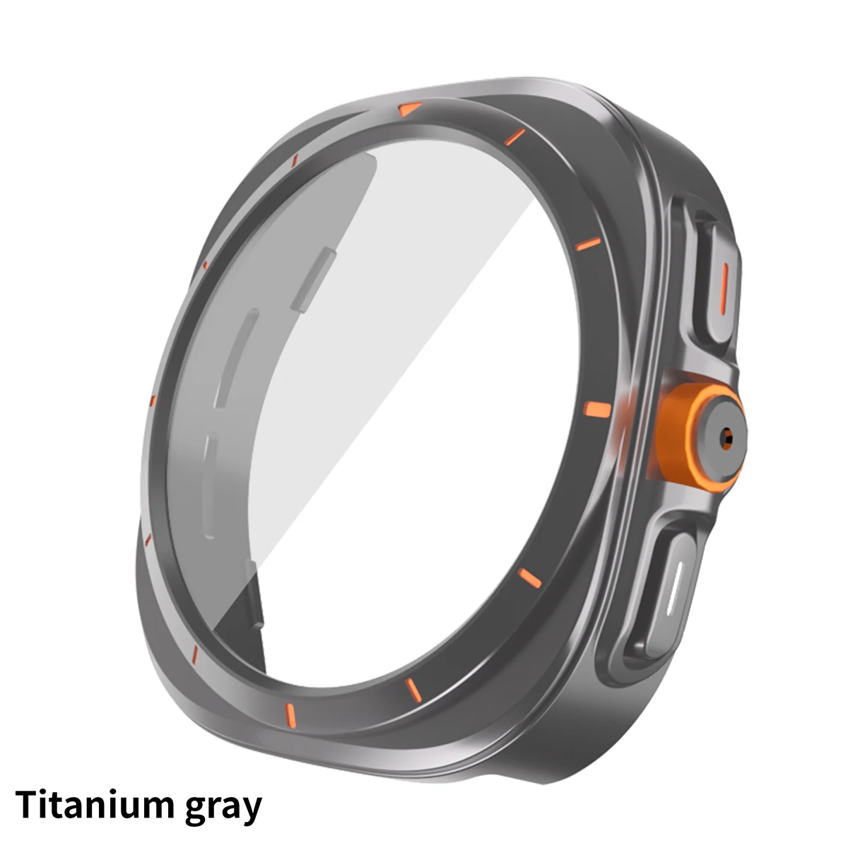 Ultra Protective Case with Screen Protector Glass for Smartwatch Accessories