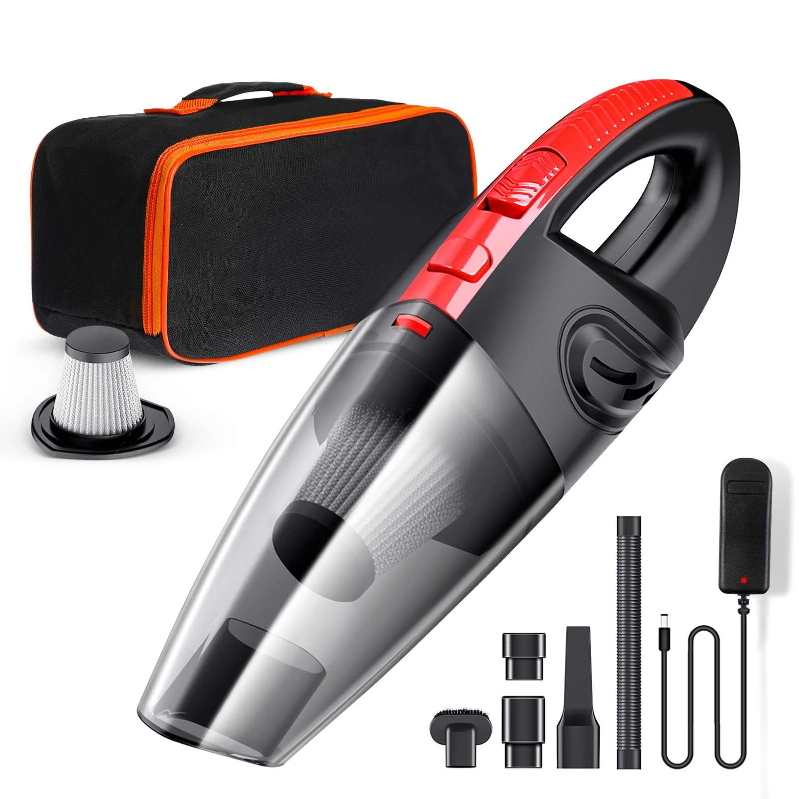 Wireless Car Vacuum Cleaner 120W Handheld USB Cordless Wet Dry Dual-Use Portable Vacuum Cleaner For Home Auto Car