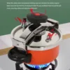 2L Pressure Cooker Stainless Steel Canner Double Bottom Pressure Cooker for Gas Stoves Induction Stoves 2
