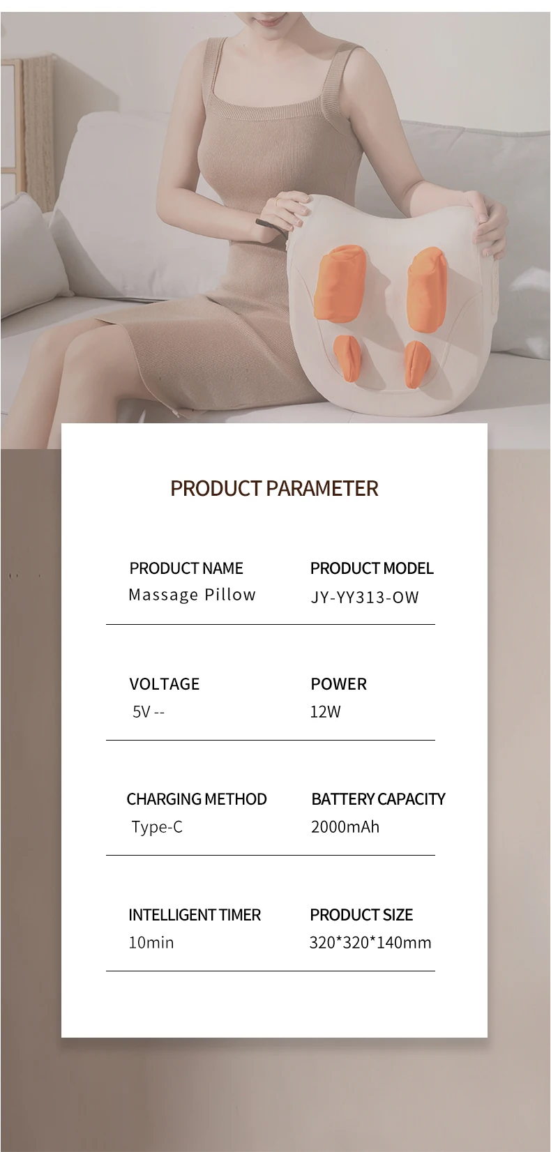 Pillow Neck & Shoulder Massager