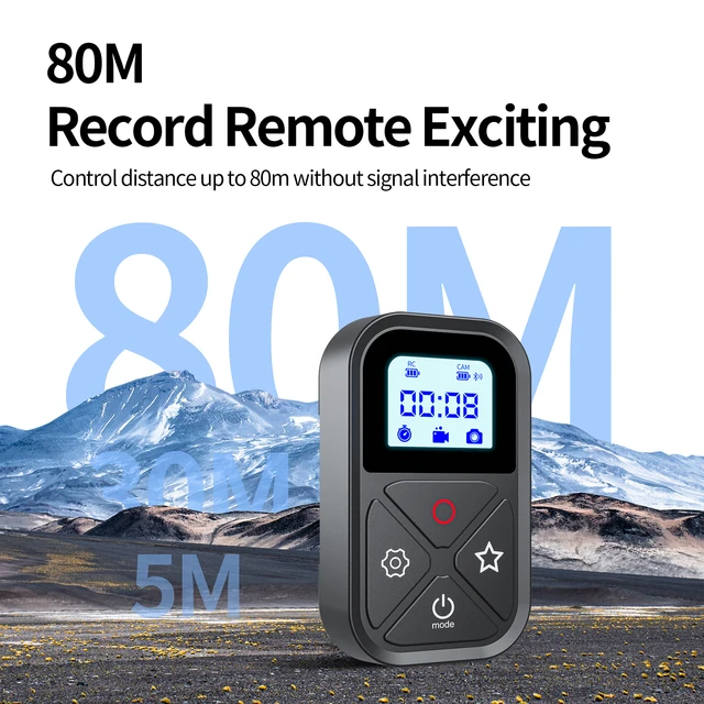 Telecomando Bluetooth TELESIN Per GoPro Hero 8-13 - Impermeabile, Fino A 5 Telecamere, 80m Di Portata - Foto 4