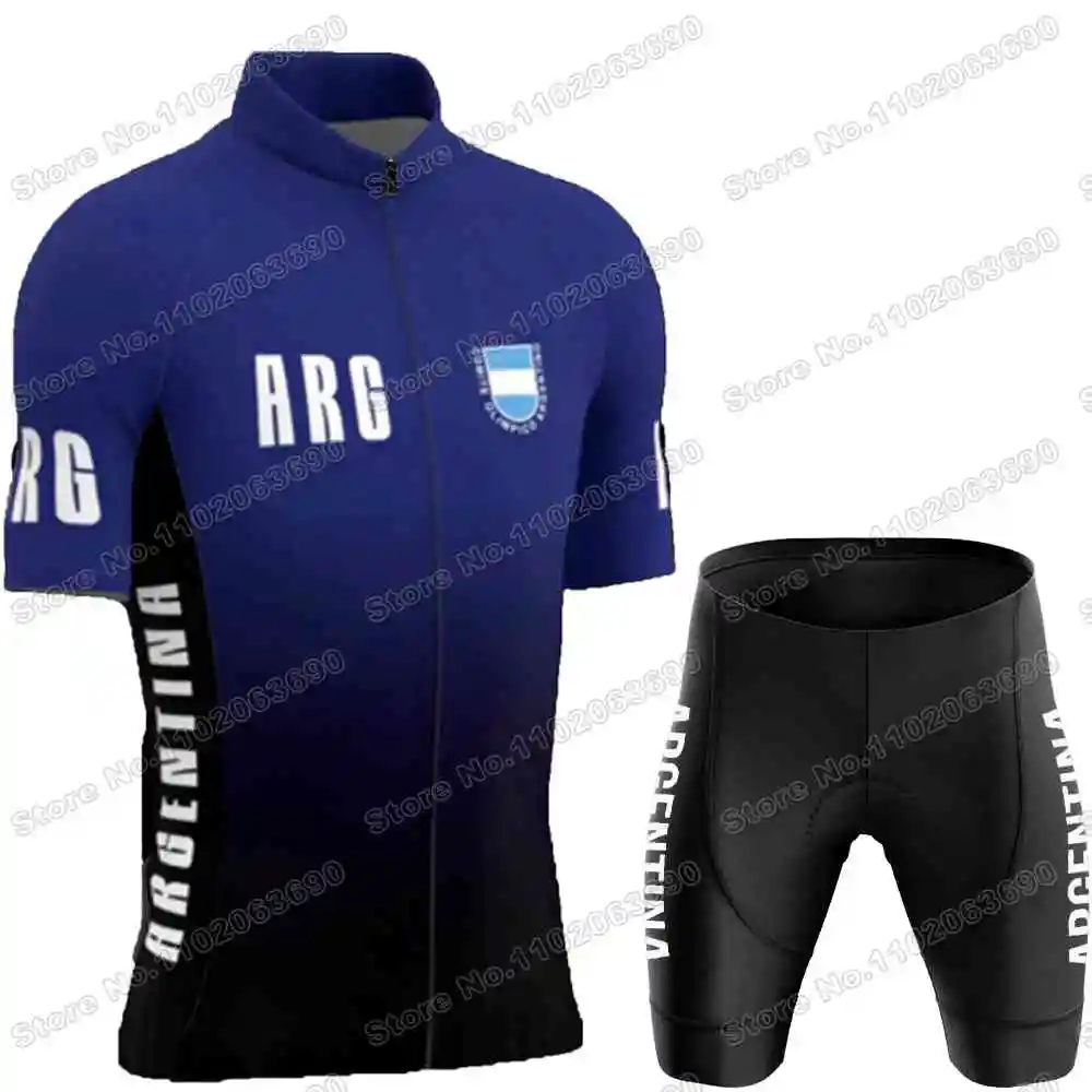 2024 Argentina Cycling Jersey Set Men Cycling Clothing Summer Short Sleeve Road Bike Shirts Suit Bicycle Bib Shorts MTB Uniform 4