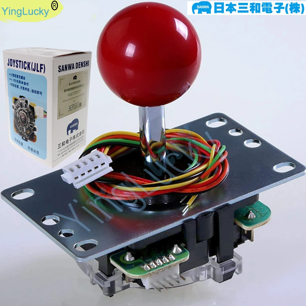 sanwa Joystick Japan Original JLF-TP-8YT Fighting rocker with DIY joystick kti jamma MAMI Arcade Game Machine Accessories/Cabine