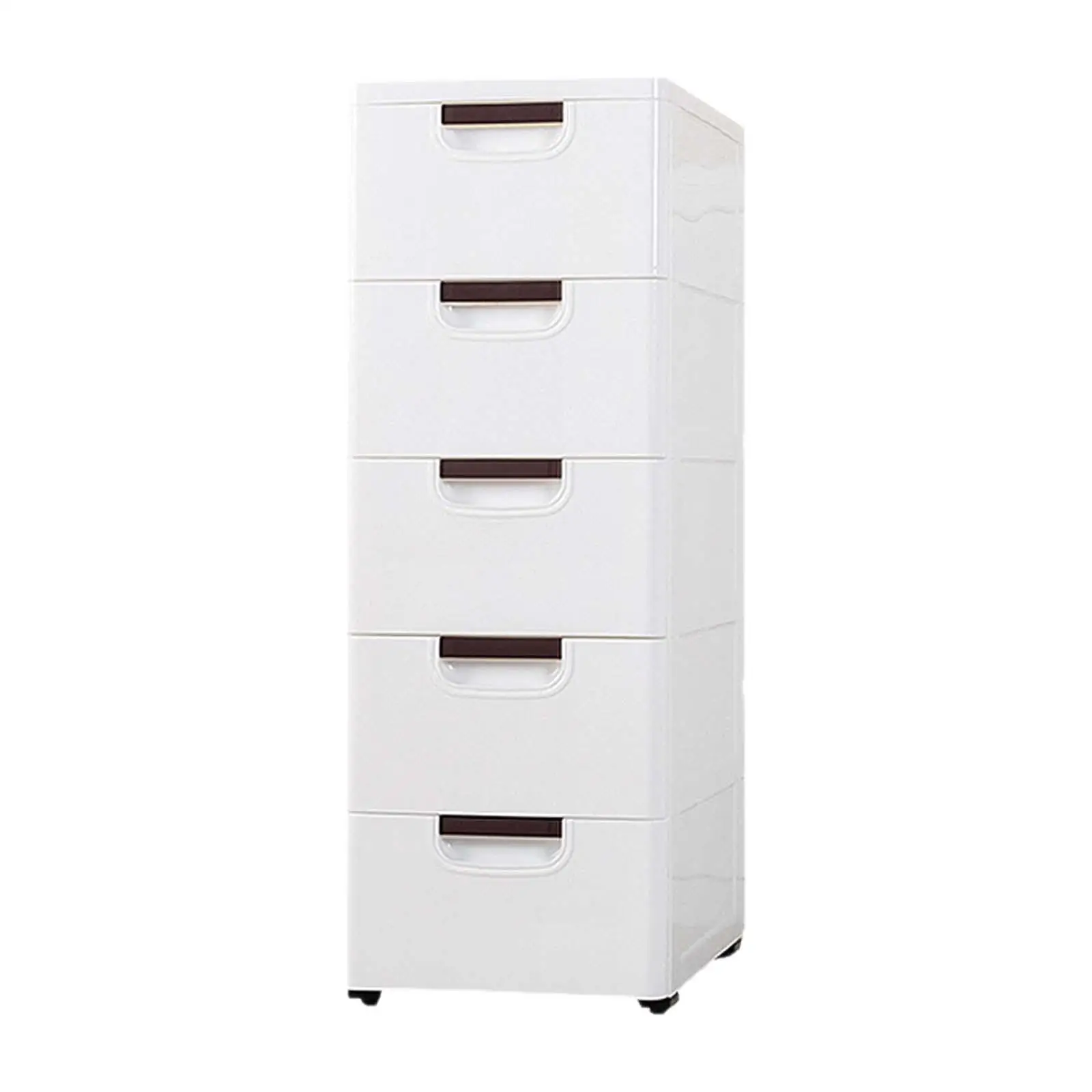 Dressers Storage Cabinet,White Mobile Cabinet, 5 Drawer Rolling File Cabinet, 5 Drawers Chest