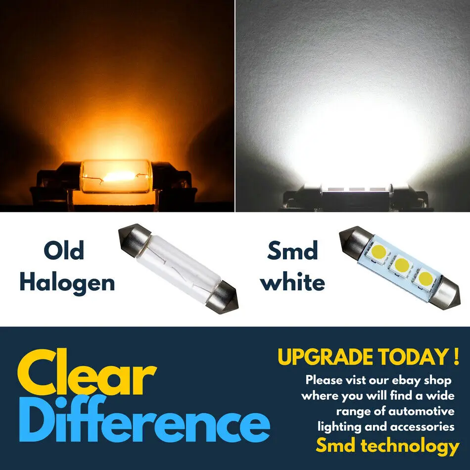 2x239 272 Led �ڵ��� C5W ��� ��ȣ�� ���� Smd ����, 31 36 39 41mm 12v