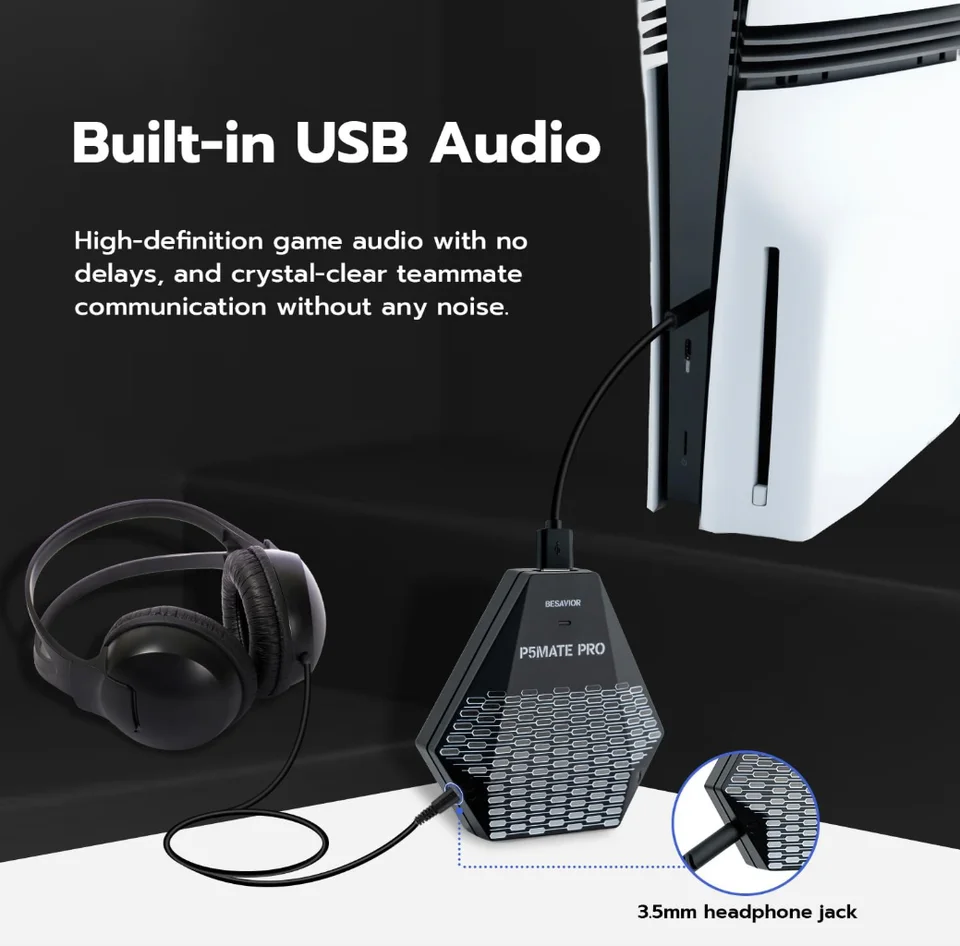 Besavior P5Mate Pro Converter Adapter Emulator,supports PS5&PS5