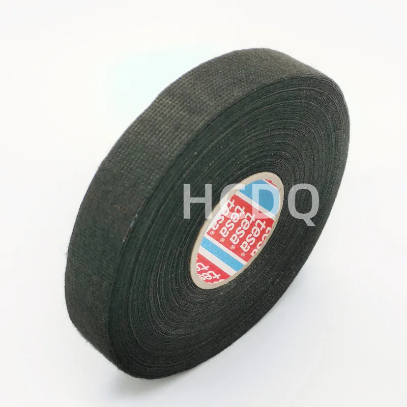 2 Pack TESA 51608 High Temp Black Fleece Wiring Harness Tape – 19mm X 25m