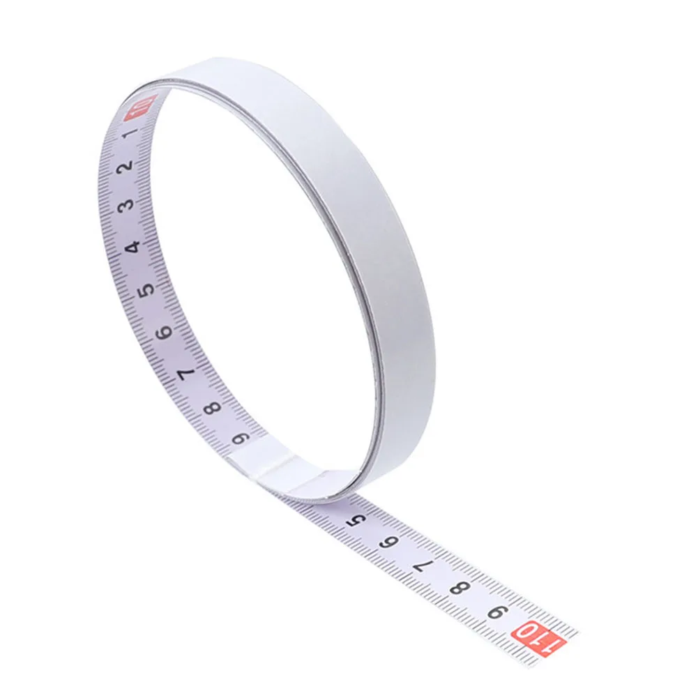 Ruler Tape Measure Miter Track White Measure Scale Metric Replacement Woodworking Tools 1/2/3/5M Accessories Protable Hot Sale