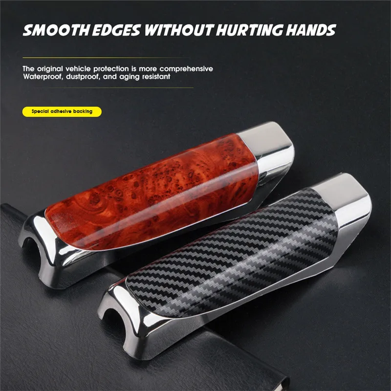 Car Handbrake Grips Smart ForTwo 450 451 Roadster 452 Forfour 454 Brake Decoration Shell Interior Accessories hand brake cover car interior accessories