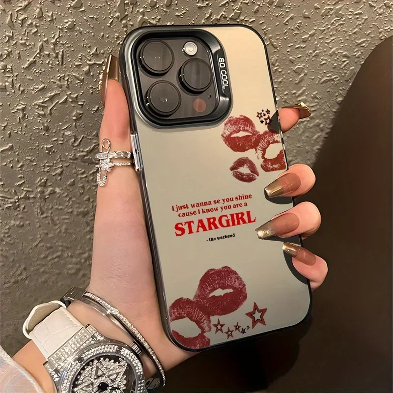 Vibrant Red Lips Print Phone Case - Bold & Stylish Design