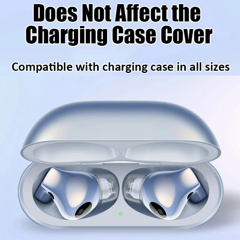 1 Pair Latex Eartips for Huawei FreeBuds Pro 2 Anti-Allergic Anti-Slip Noise-cancelling Earplugs True Wireless Earbuds Tips