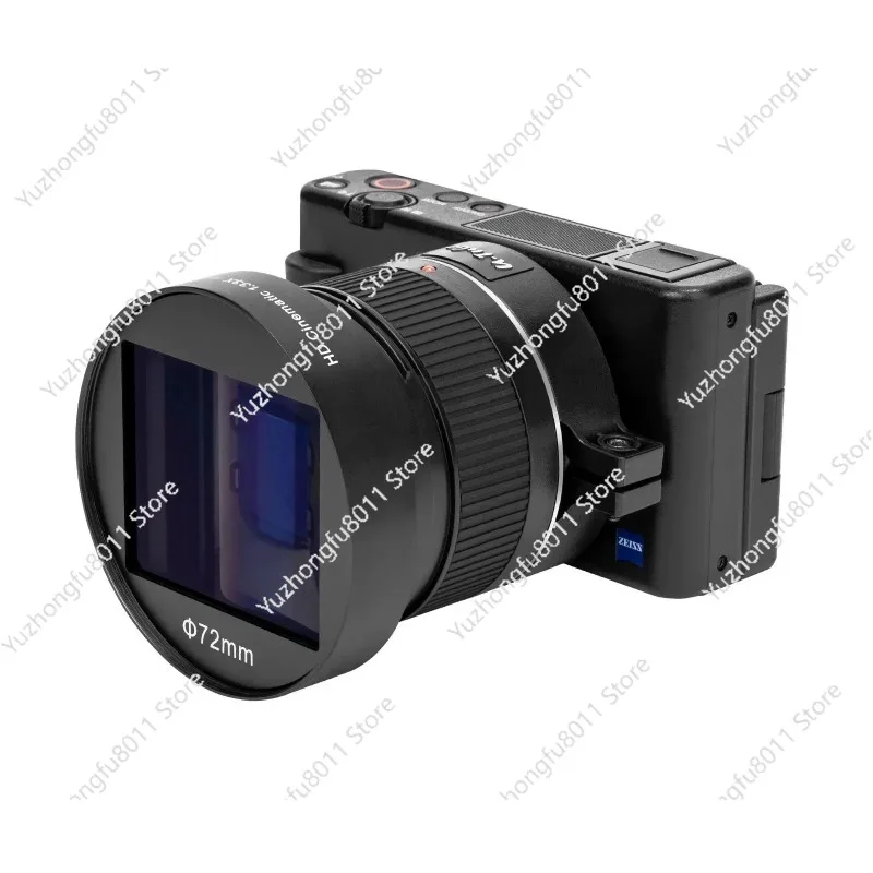 ZV1, RX100 M3/M4/M5용 외부 카메라 베이요넷 마운트 아나모픽 렌즈