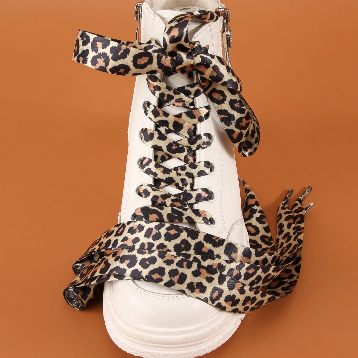 1 Paar Leoparden-Schnürsenkel für elegante Schuhe, flache Schnürsenkel, Schnürsenkel für Sneaker, Schuhdekoration, Schnürsenkel für Sportschuhe. – Detail 29