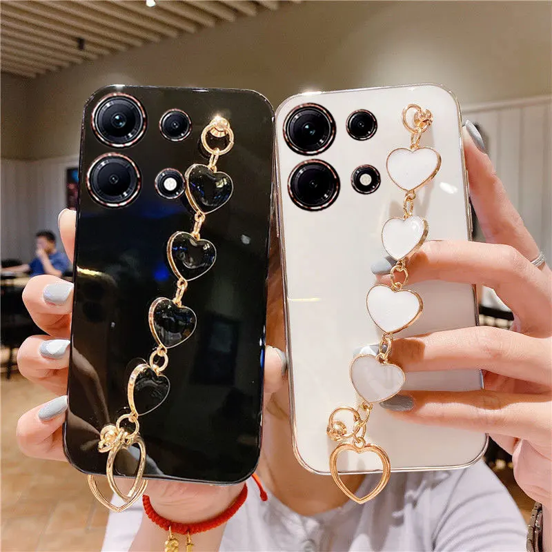 Luxury Plating Love Bracelet Anti-fall Smartphone Case - Sexy Cover Edition