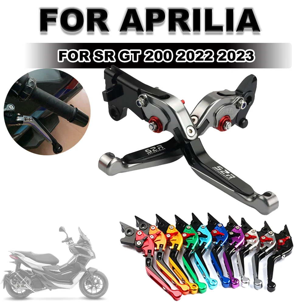 

Motorcycle Handbrake For Aprilia SRGT200 SR GT 200 SR200 GT GT200 2022 2023 Adjustable Handle Brake Clutch Levers Folding Lever